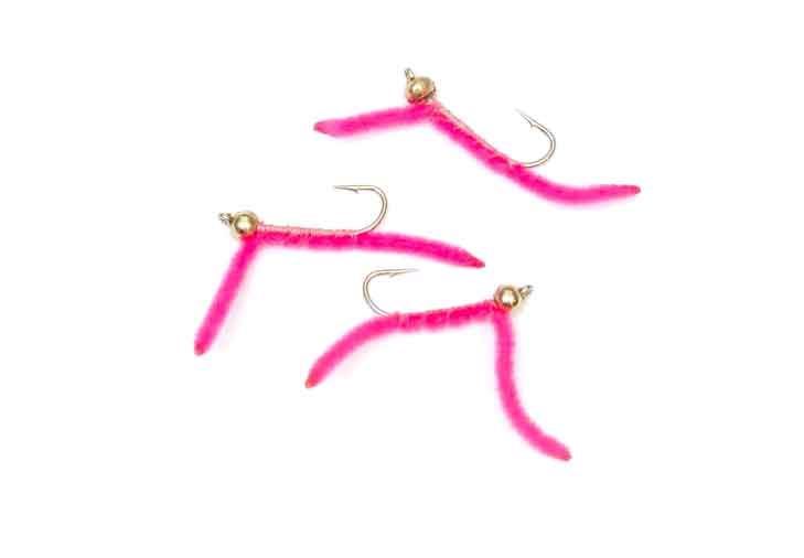 Squirmy Worm Pink #10