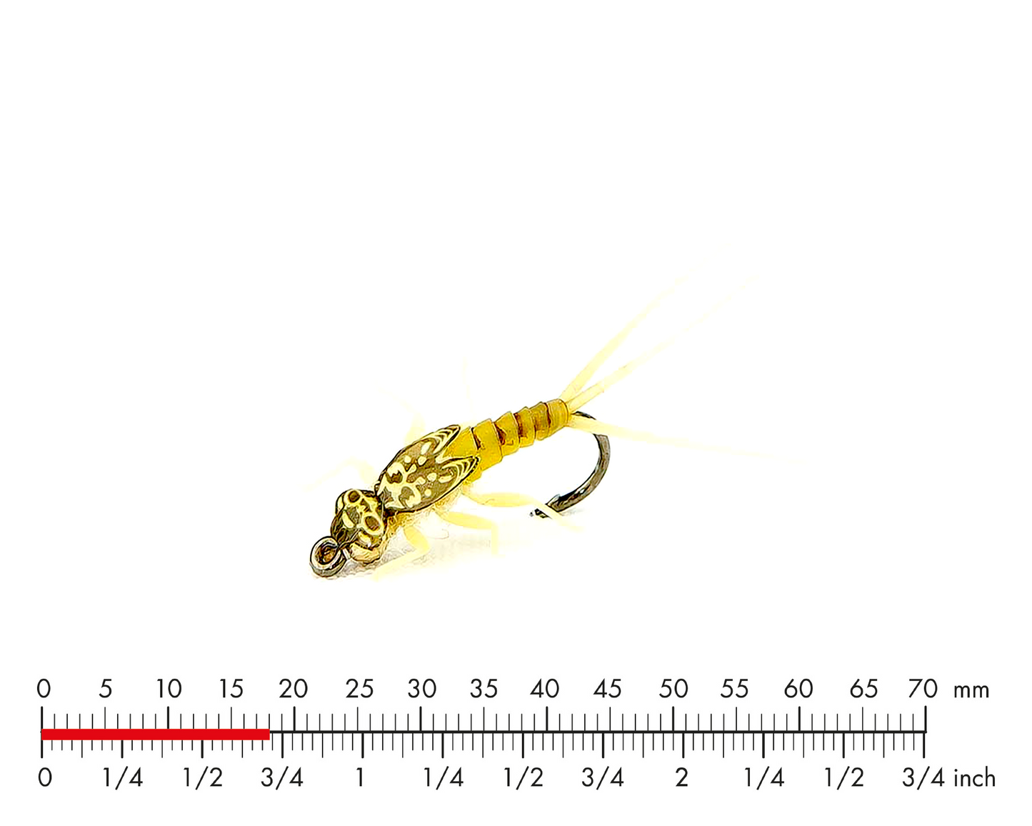 Tungsten Mayfly Nymph 3 Sulphur