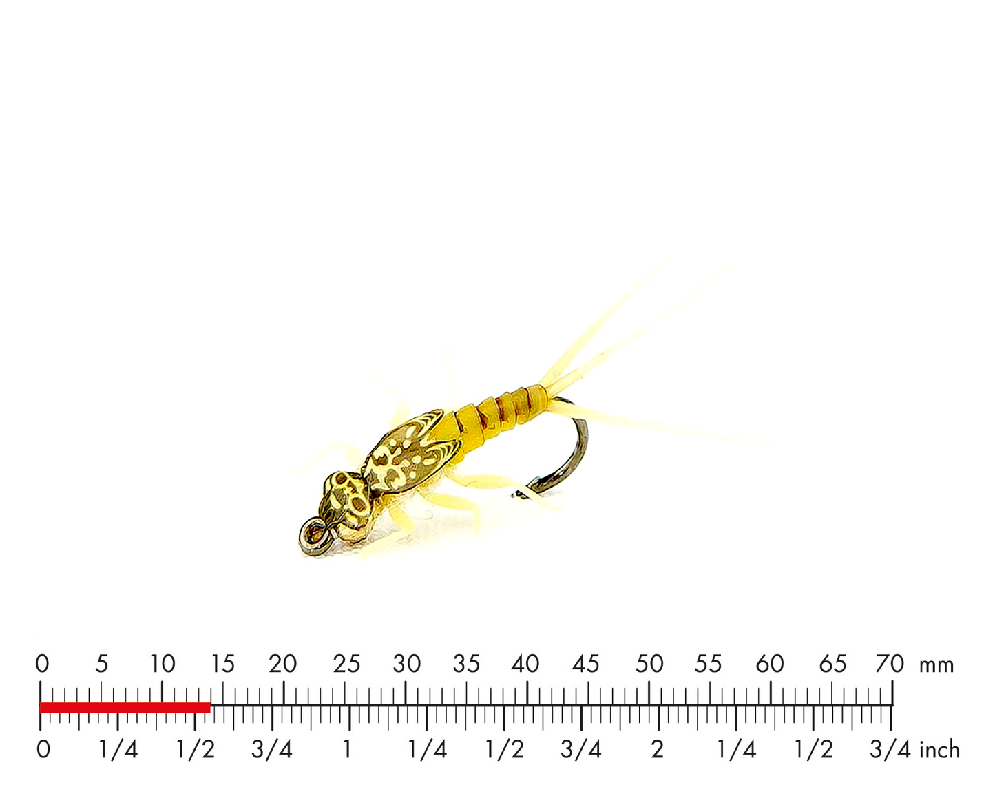 Tungsten Mayfly Nymph 4 Sulphur