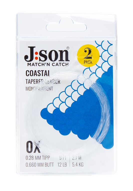 Coastal Seatrout Leader 12ft (2-pack) 0X 0,28mm